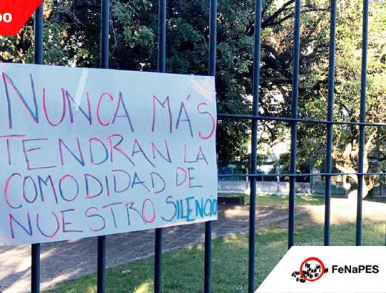 FeNaPES manifiesta su repudio a todo tipo de acoso.